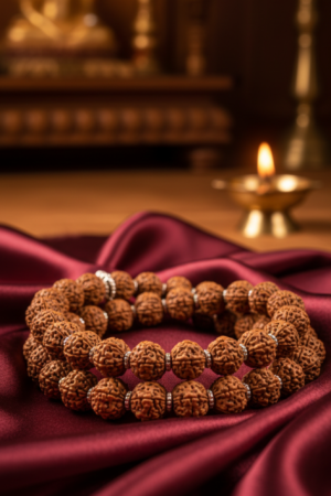 Rudraksha Mala 54 Beads – Traditional Panchmukhi Daily Wear