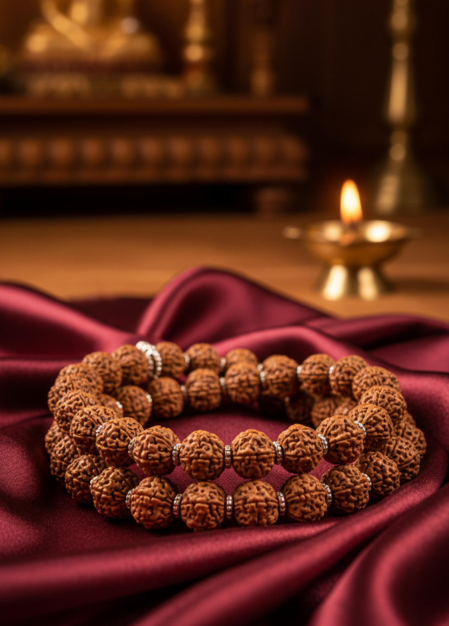 Rudraksha Mala 54 Beads – Traditional Panchmukhi Daily Wear