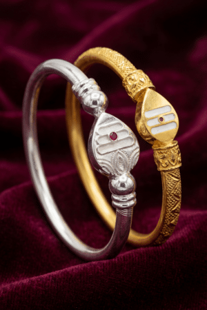 Original Velmukha Murugan Kappu – Premium Gold & Silver Finish Spiritual Kada